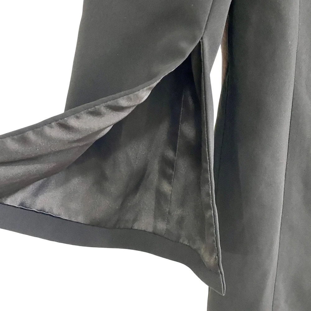 Amanda Uprichard Black Split Cape Sleeve‎ Blazer Dress Size Medium RTR